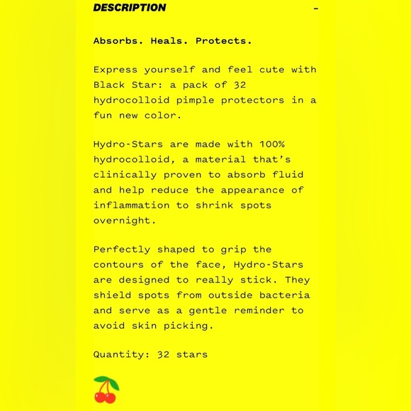 Starface Black Star Acne Patches - Picture 9 of 12